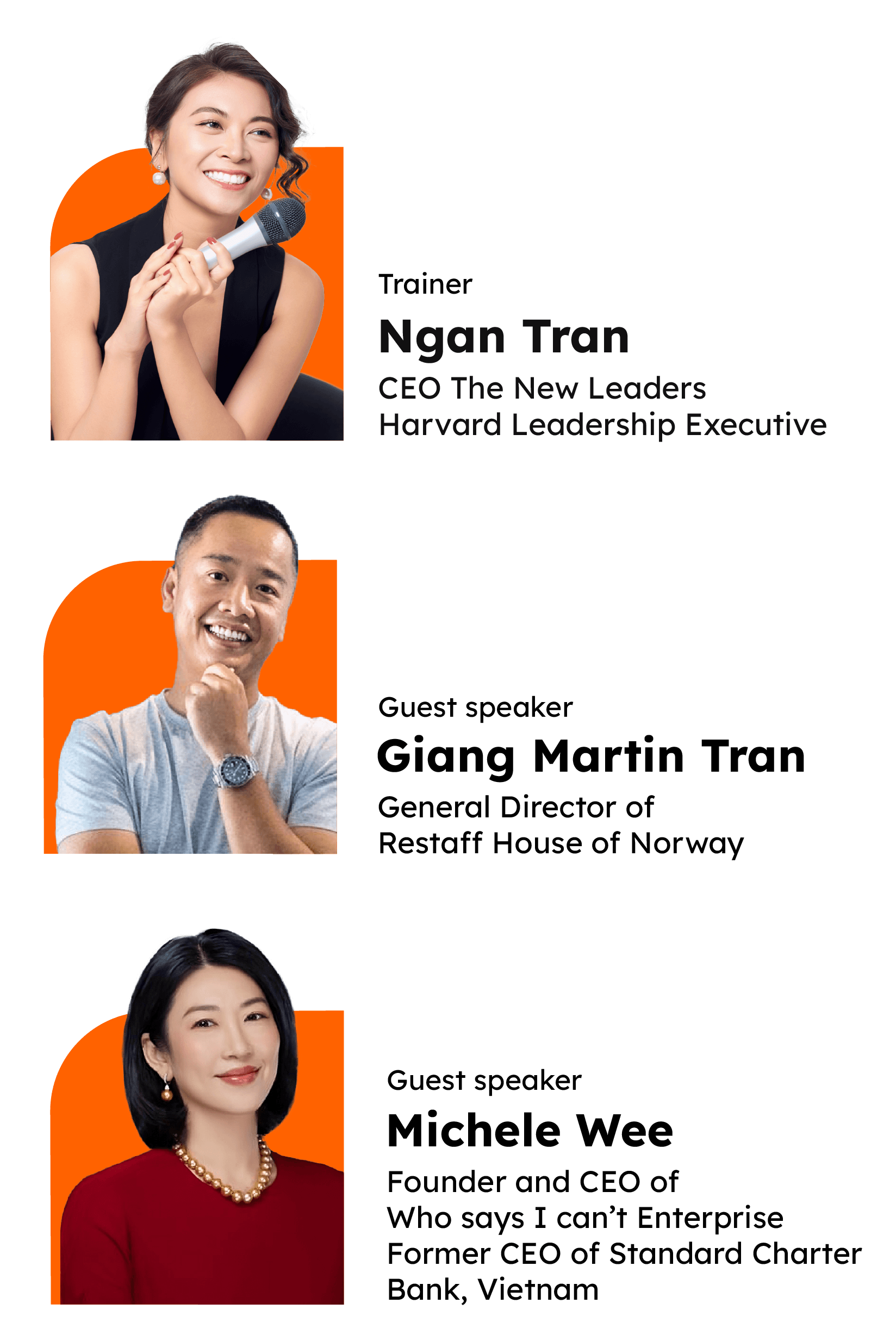 Our Trainer and Speakers