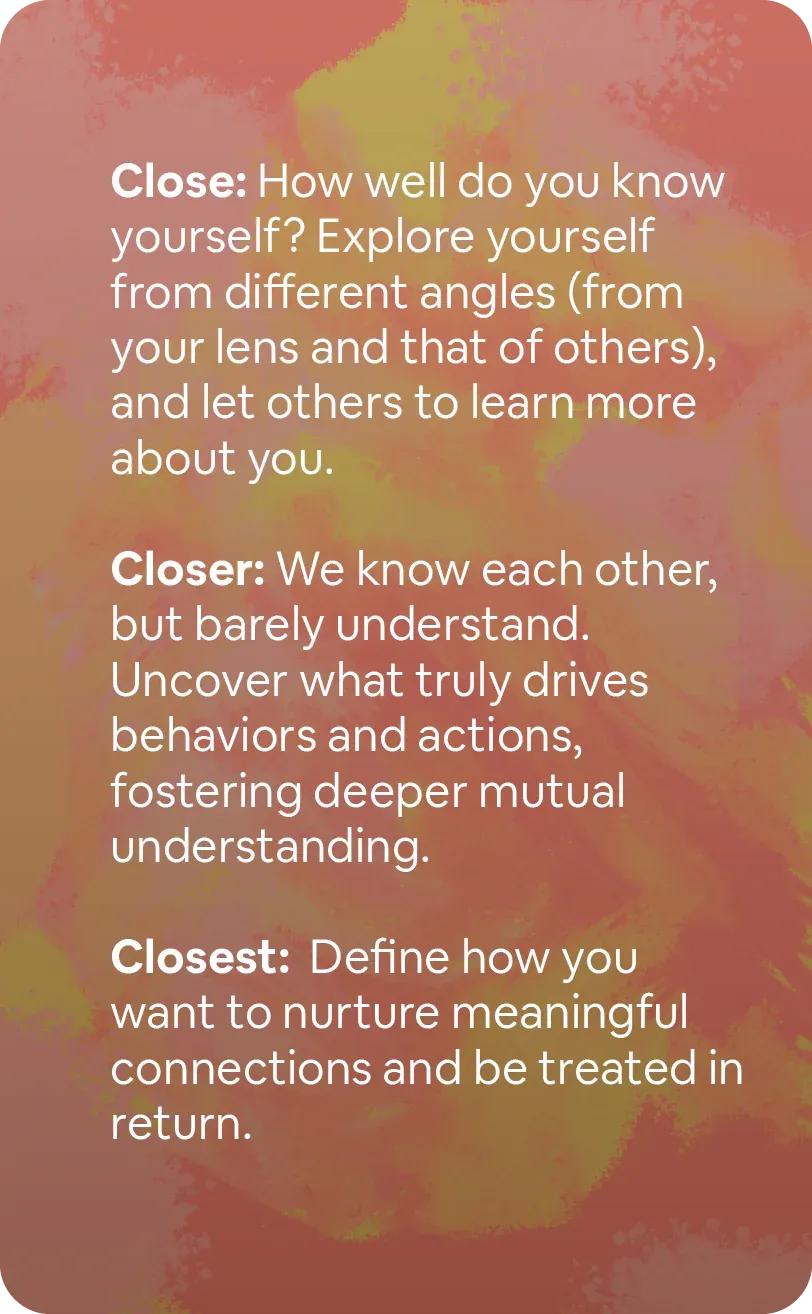 Questions help us move from understanding to true connection