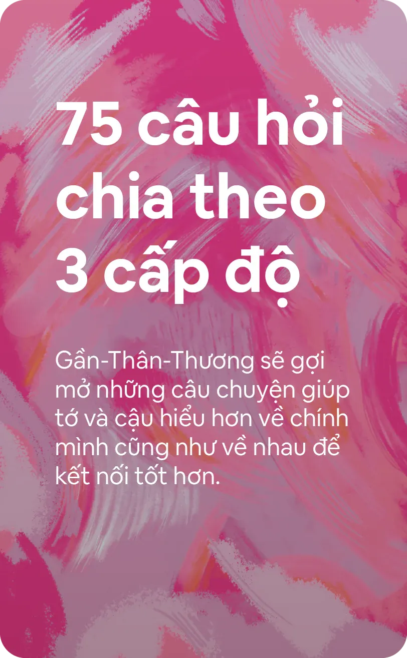 Những câu hỏi giúp chúng mình Từ Gần, sang Thân, rồi tới thương